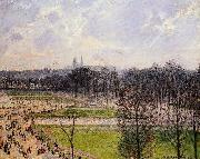 Camille Pissarro, Tuileries Gardens Winter Afternoon